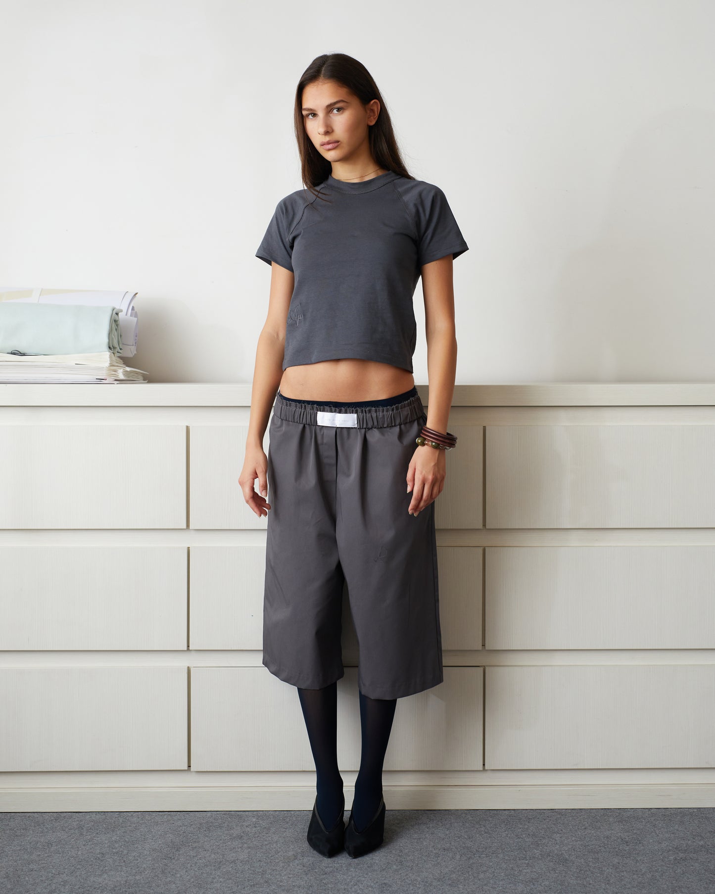 BABY T-SHIRT \ Charcoal