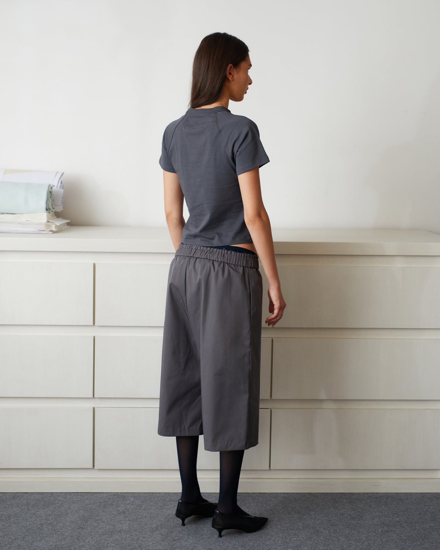 BABY T-SHIRT \ Charcoal