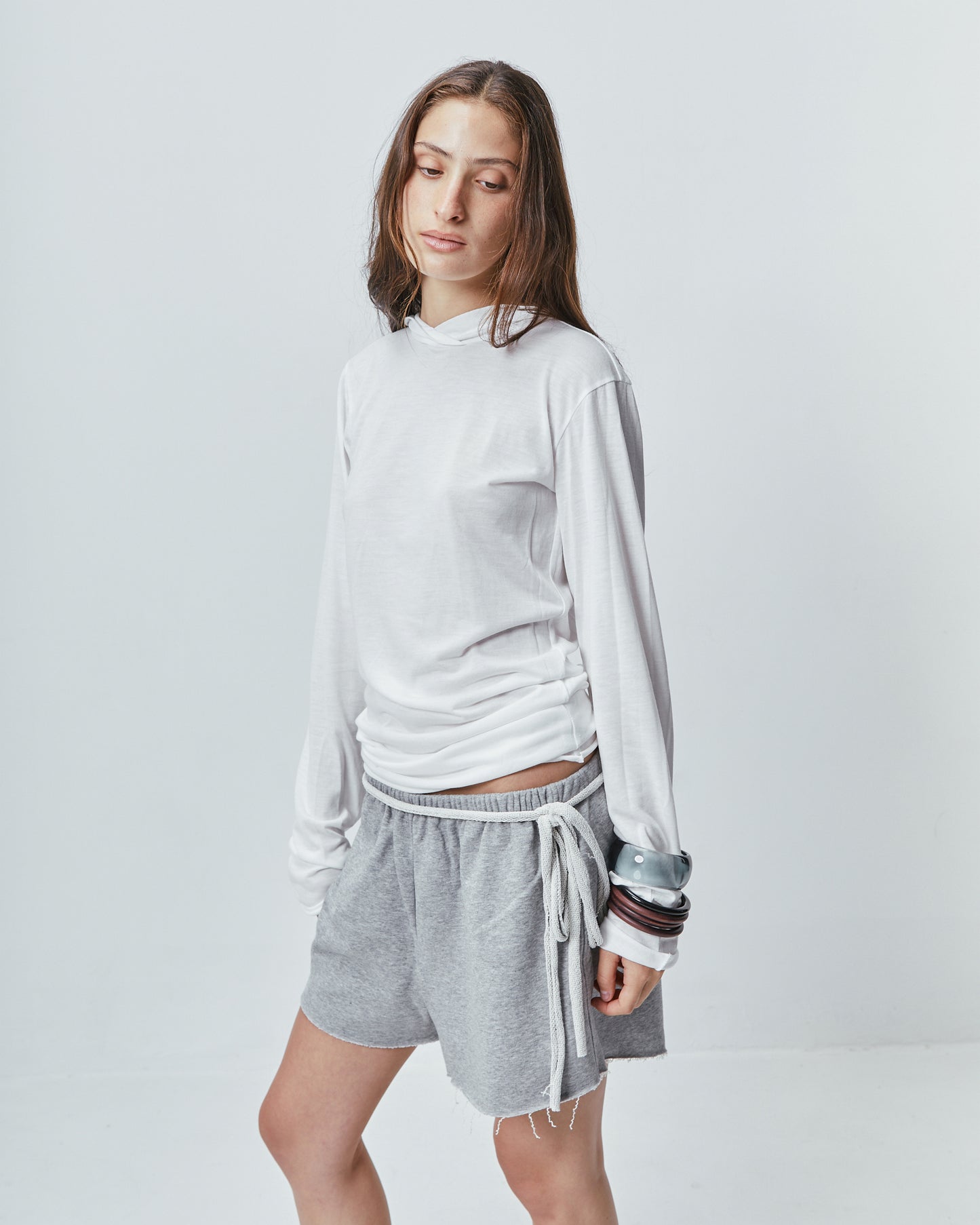 SWEAT SHORTS \ Grey melange