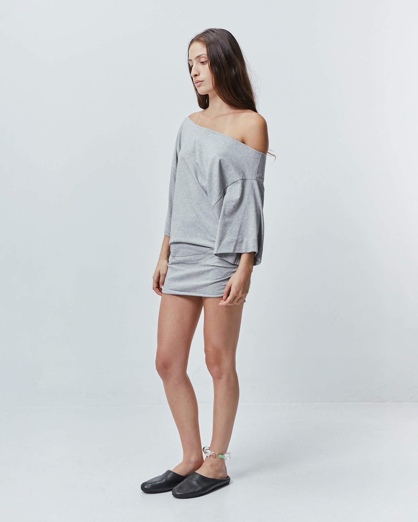 A - SYMMETRIC T \ Grey melange