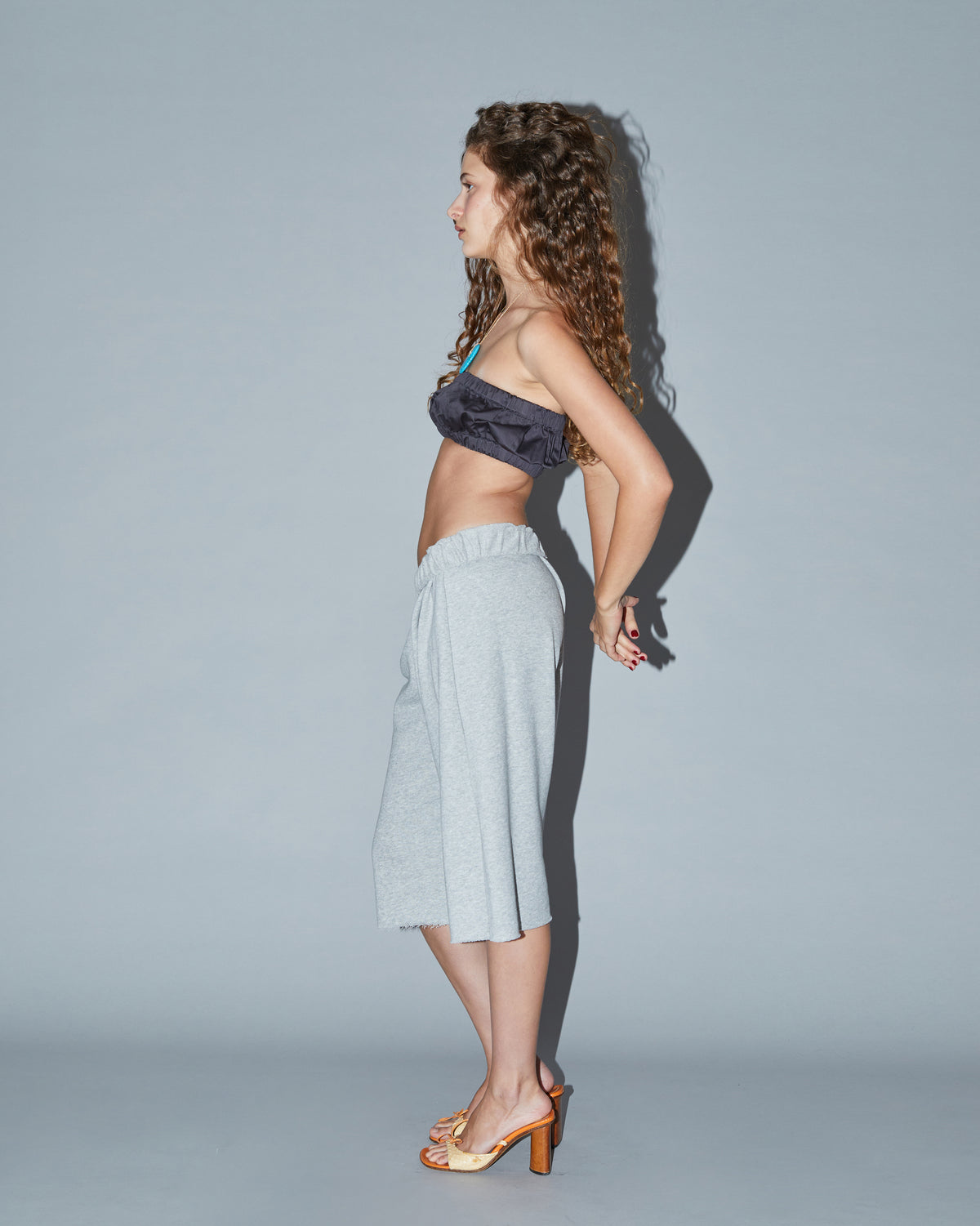 SWEATS BERMUDA \ Grey melange