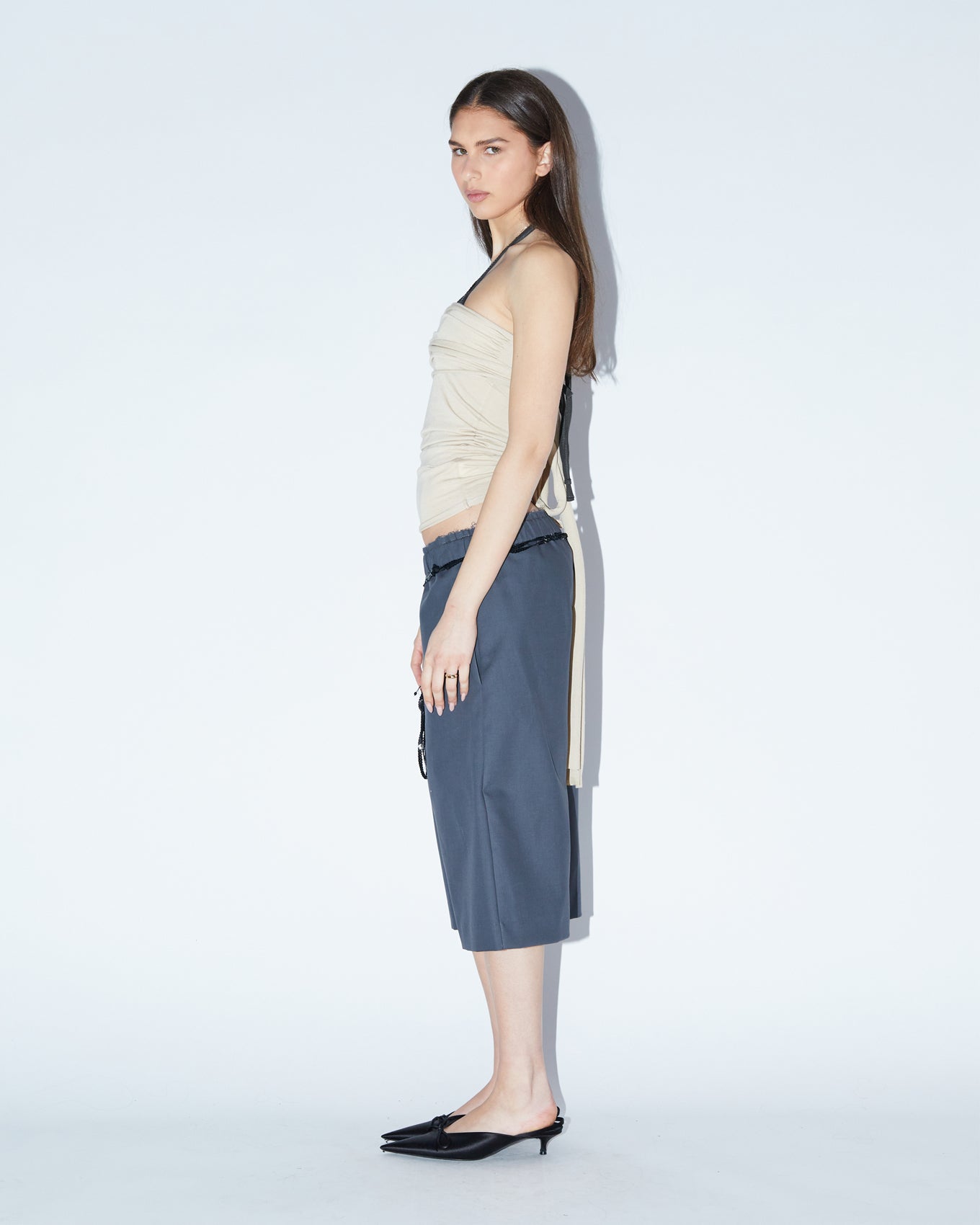 TUBE TIES TOP \ Sand
