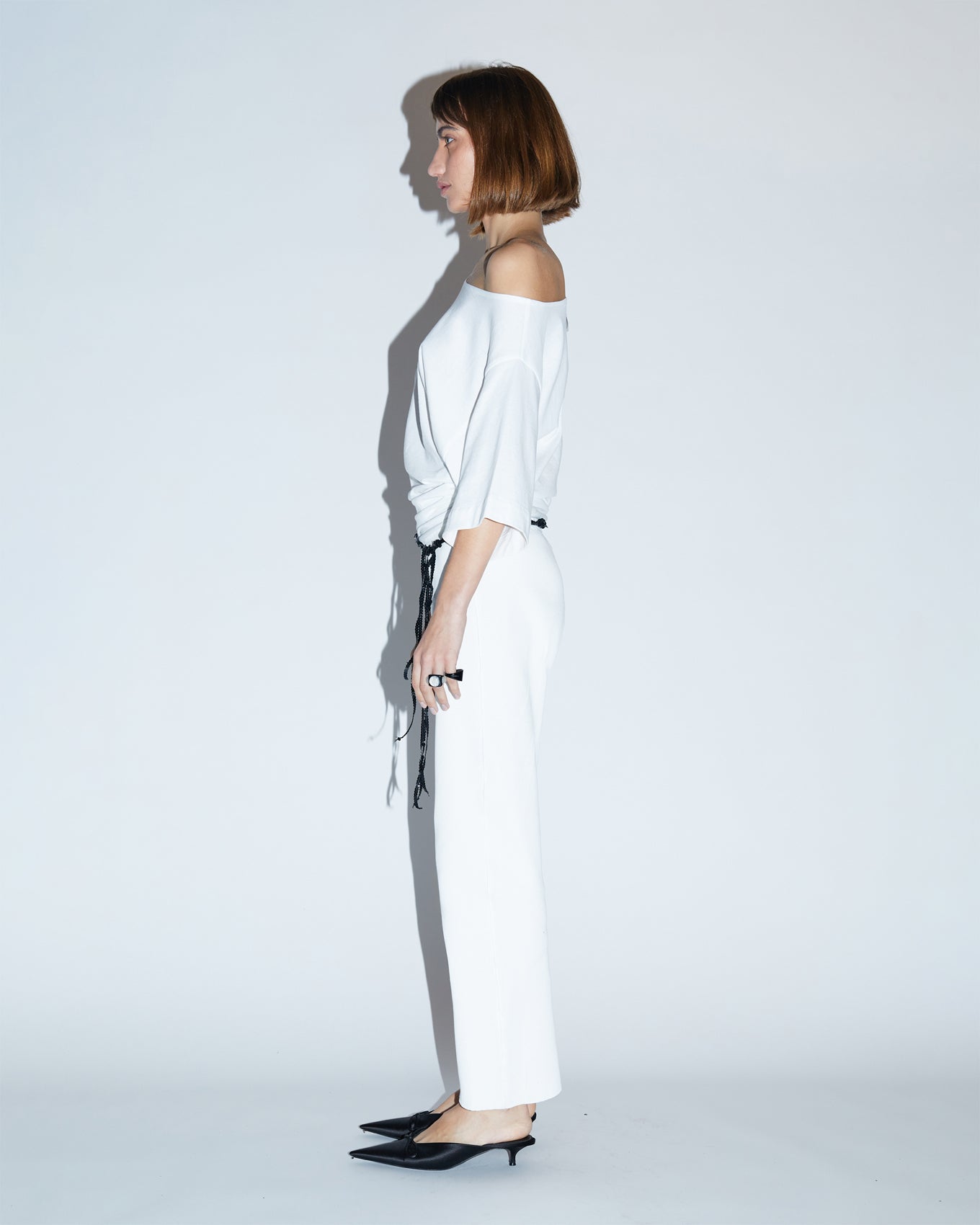 RIB PANTS \ Ivory