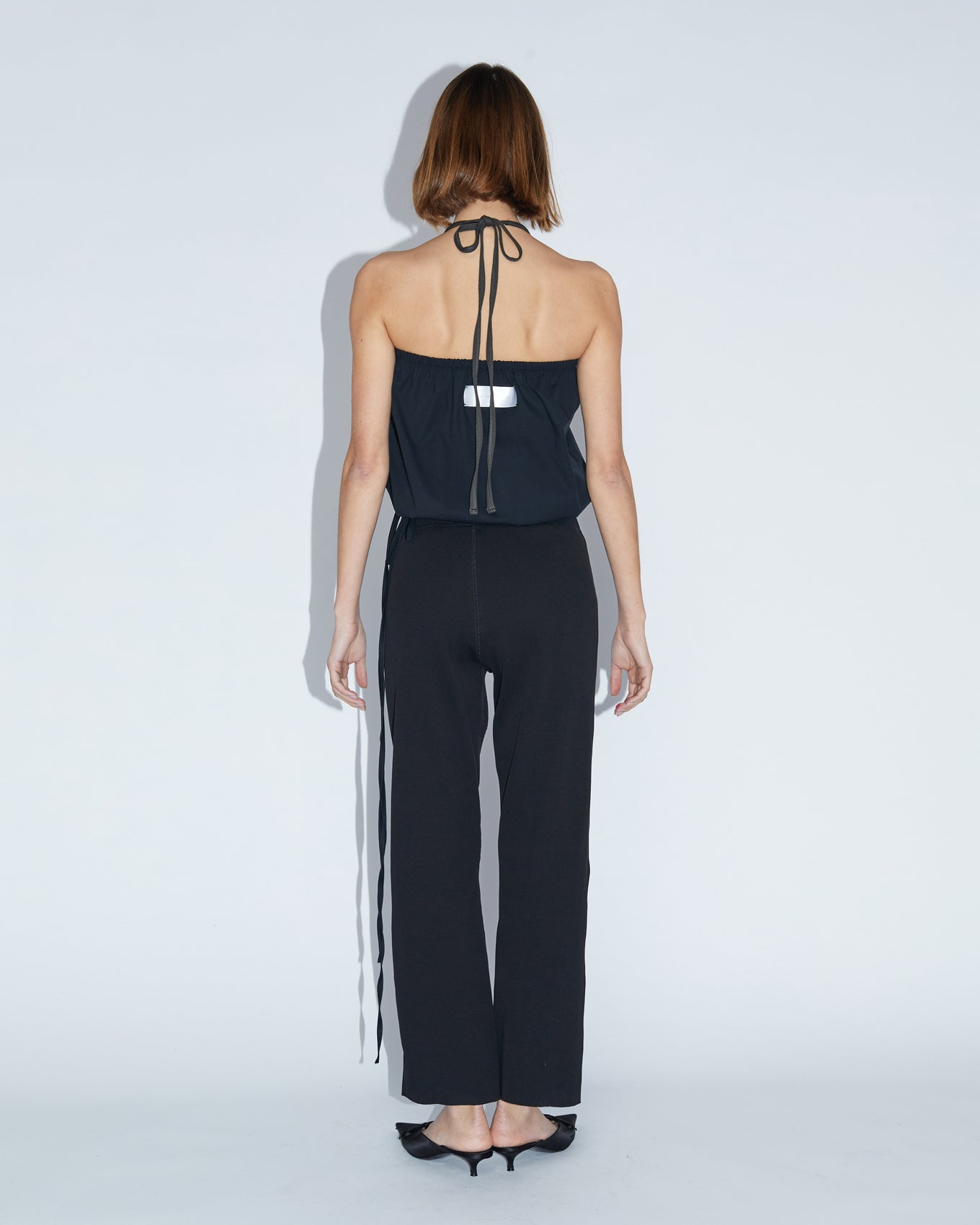 RIB PANTS \ Black