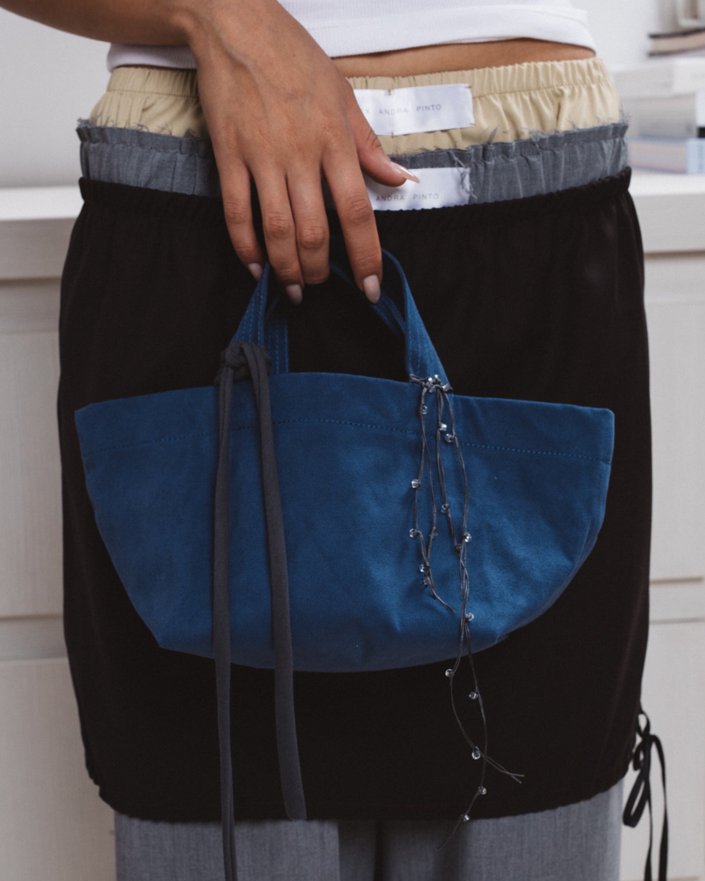 MINI TOTE BAG \ Blue