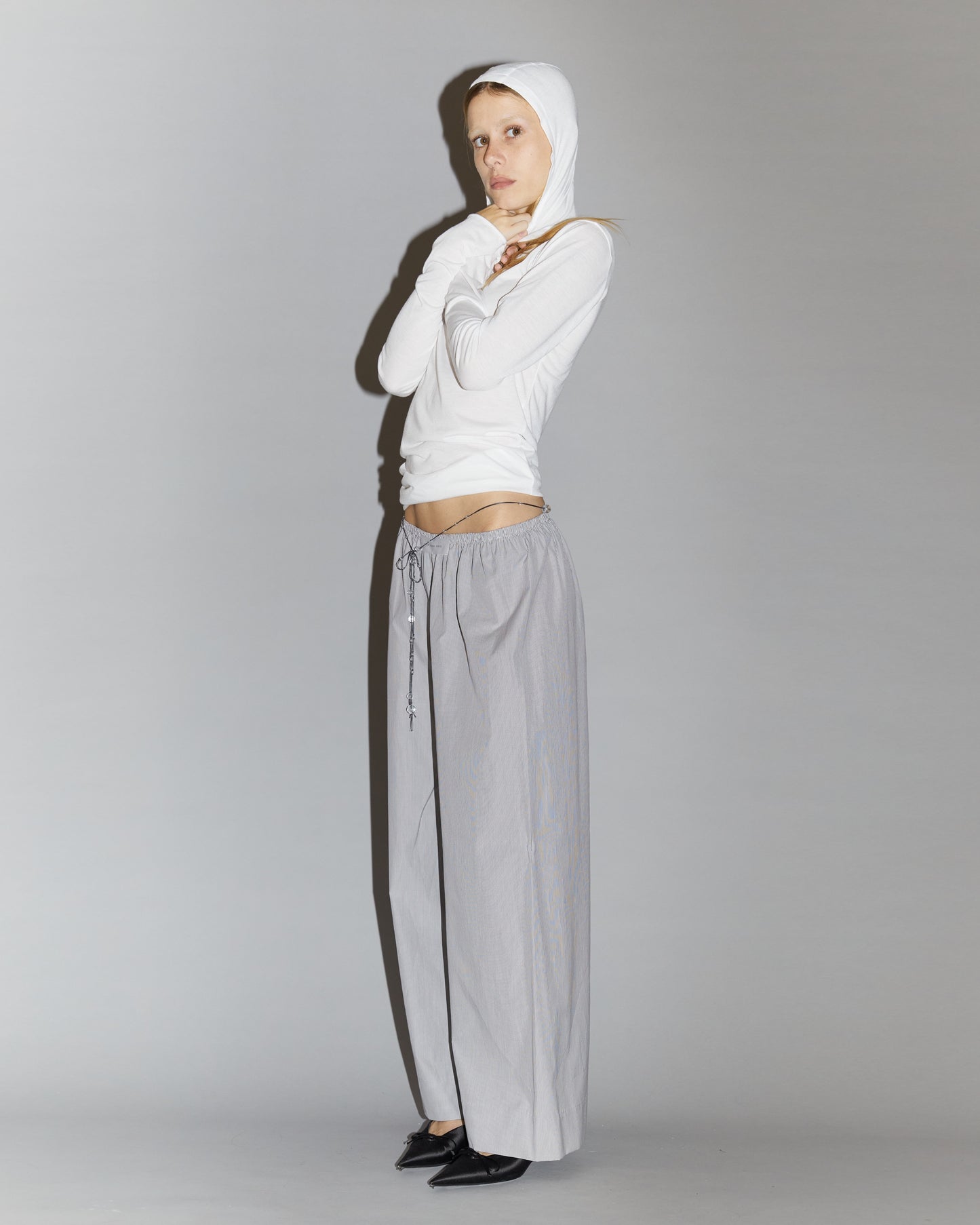 PJ PANTS \ Grey stripes