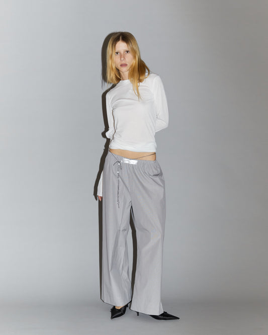 PJ PANTS \ Grey stripes