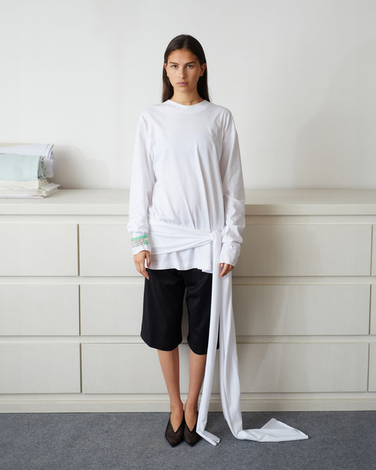 L.S T SHIRT \ White