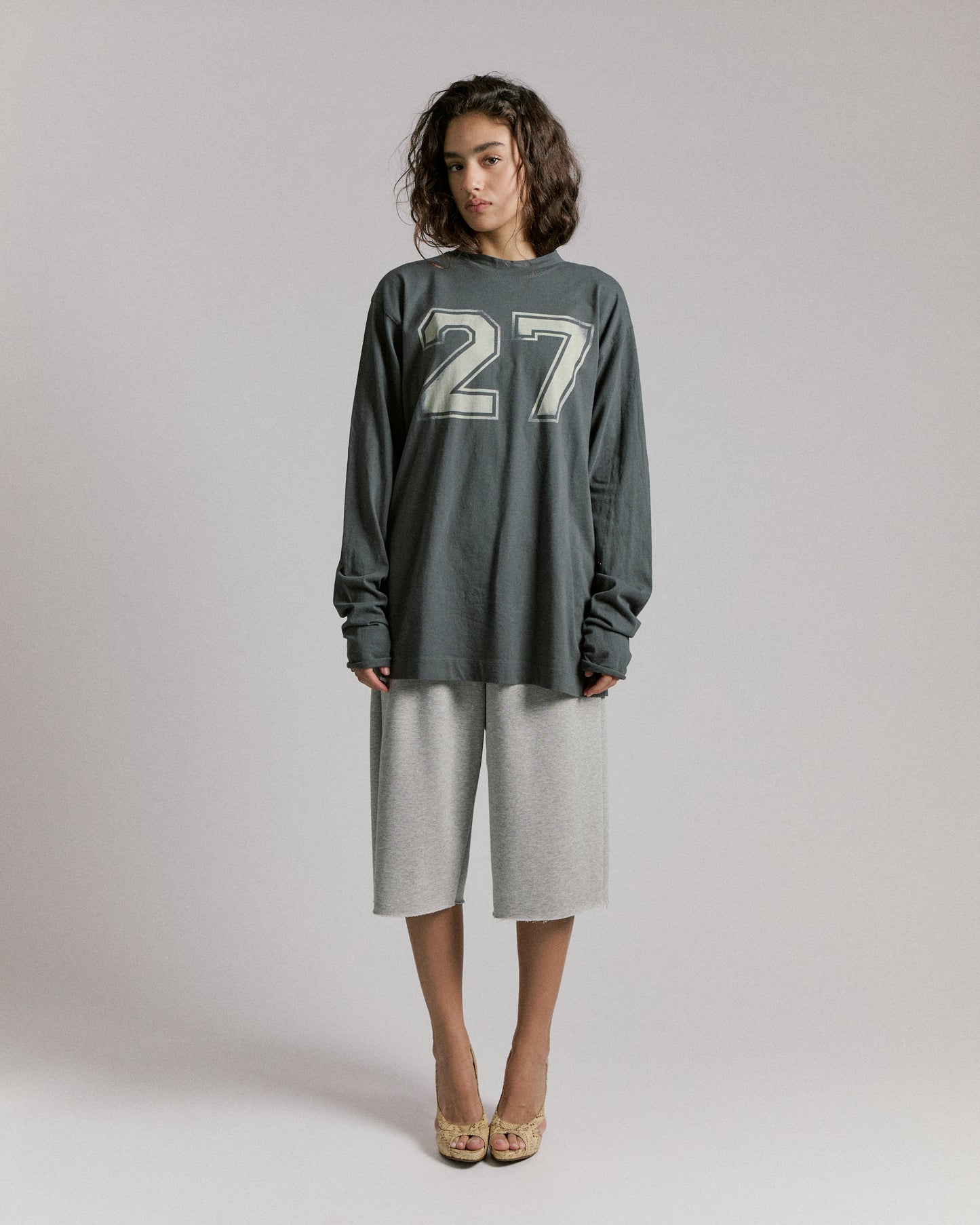 SWEATS BERMUDA \ Grey melange
