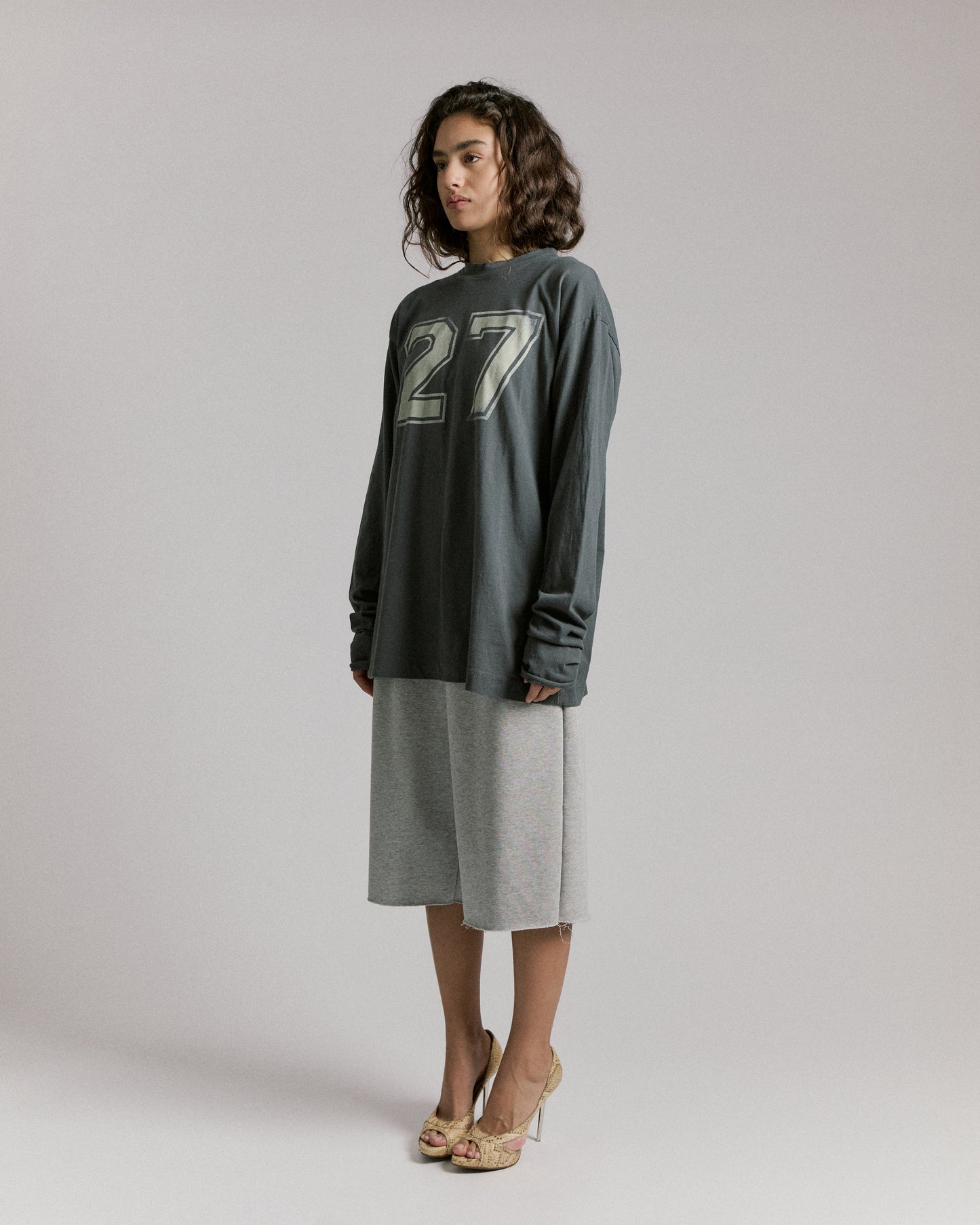 SWEATS BERMUDA \ Grey melange