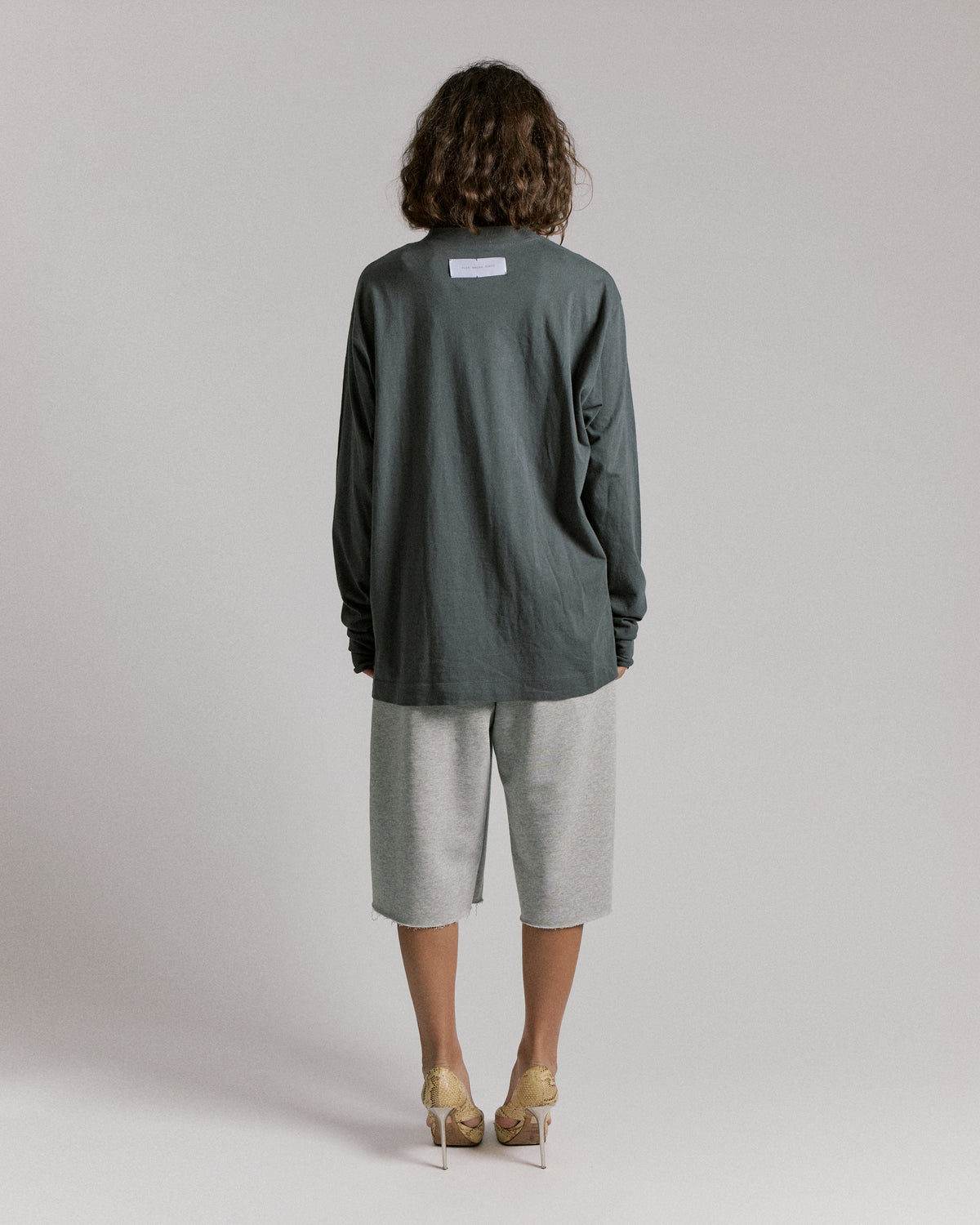 SWEATS BERMUDA \ Grey melange