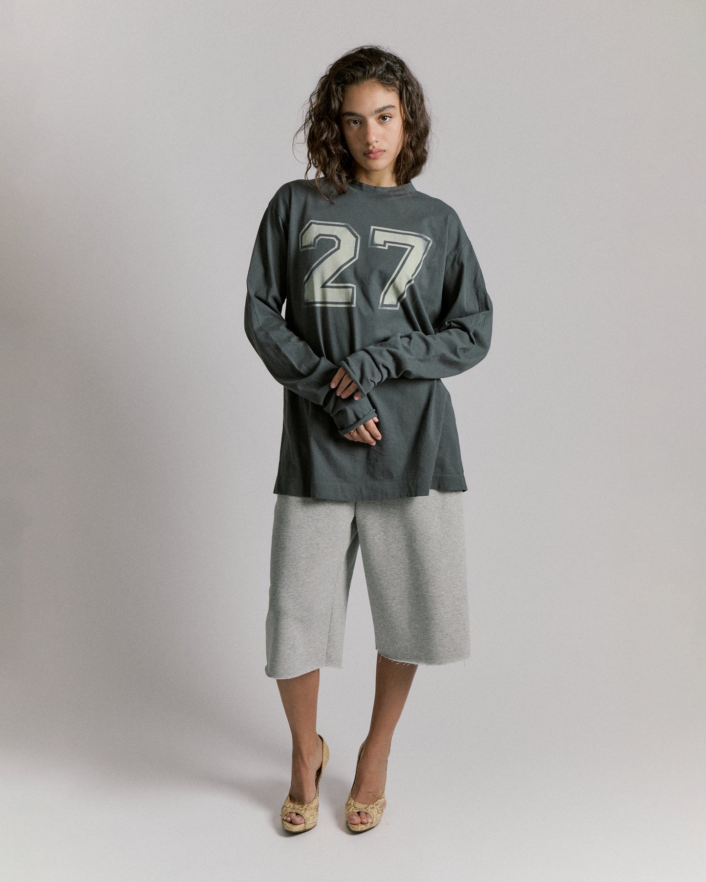 SWEATS BERMUDA \ Grey melange