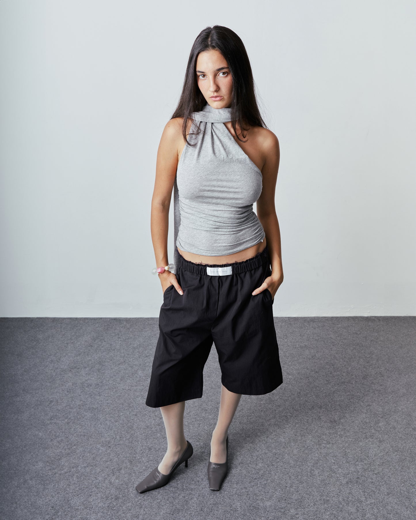 STATUE TOP \ Grey melange