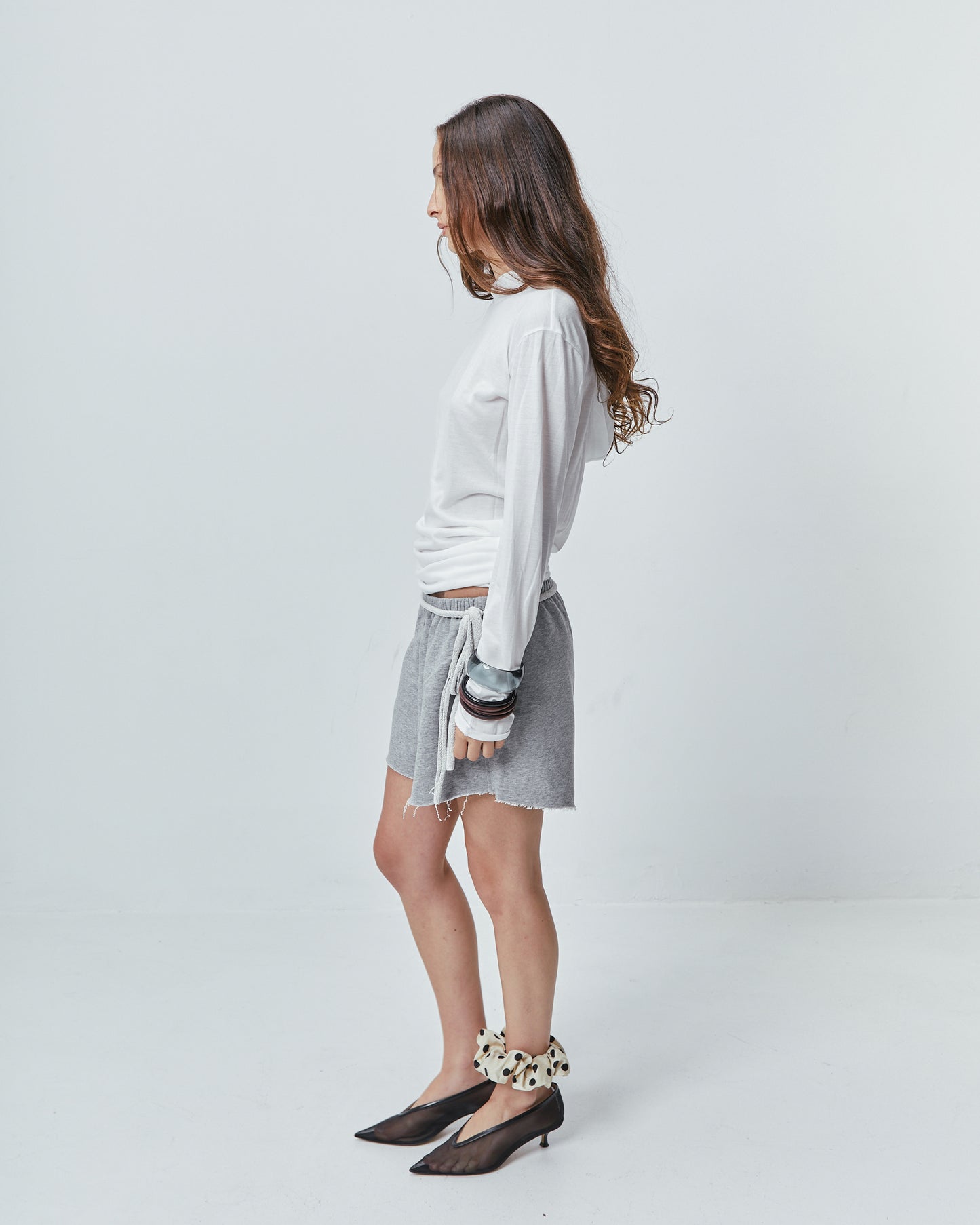 SWEAT SHORTS \ Grey melange