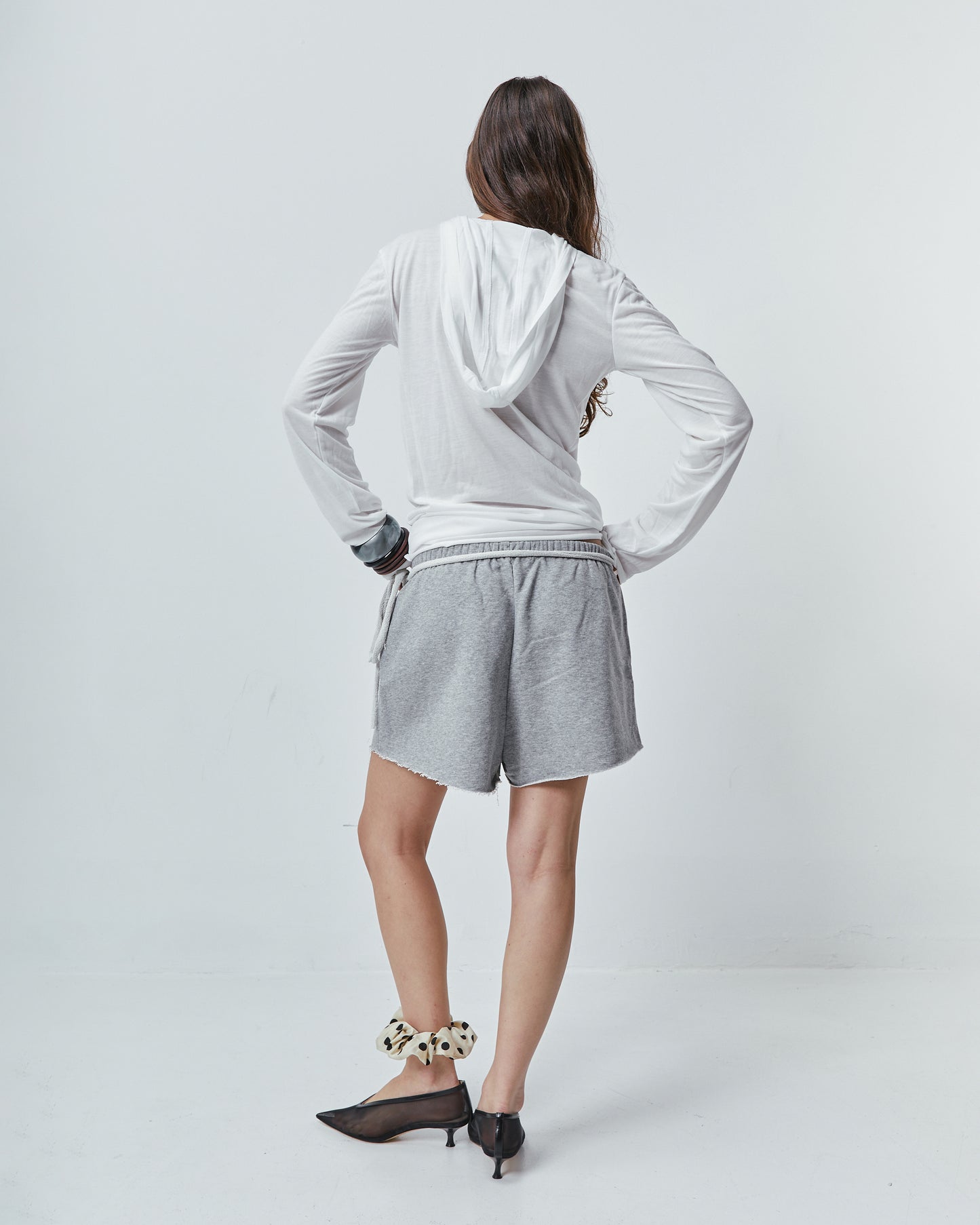 SWEAT SHORTS \ Grey melange