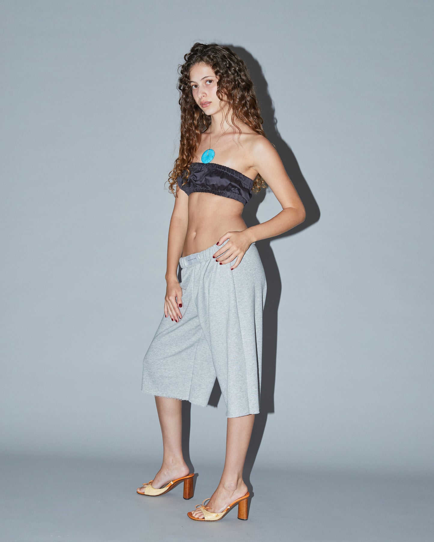 SWEATS BERMUDA \ Grey melange