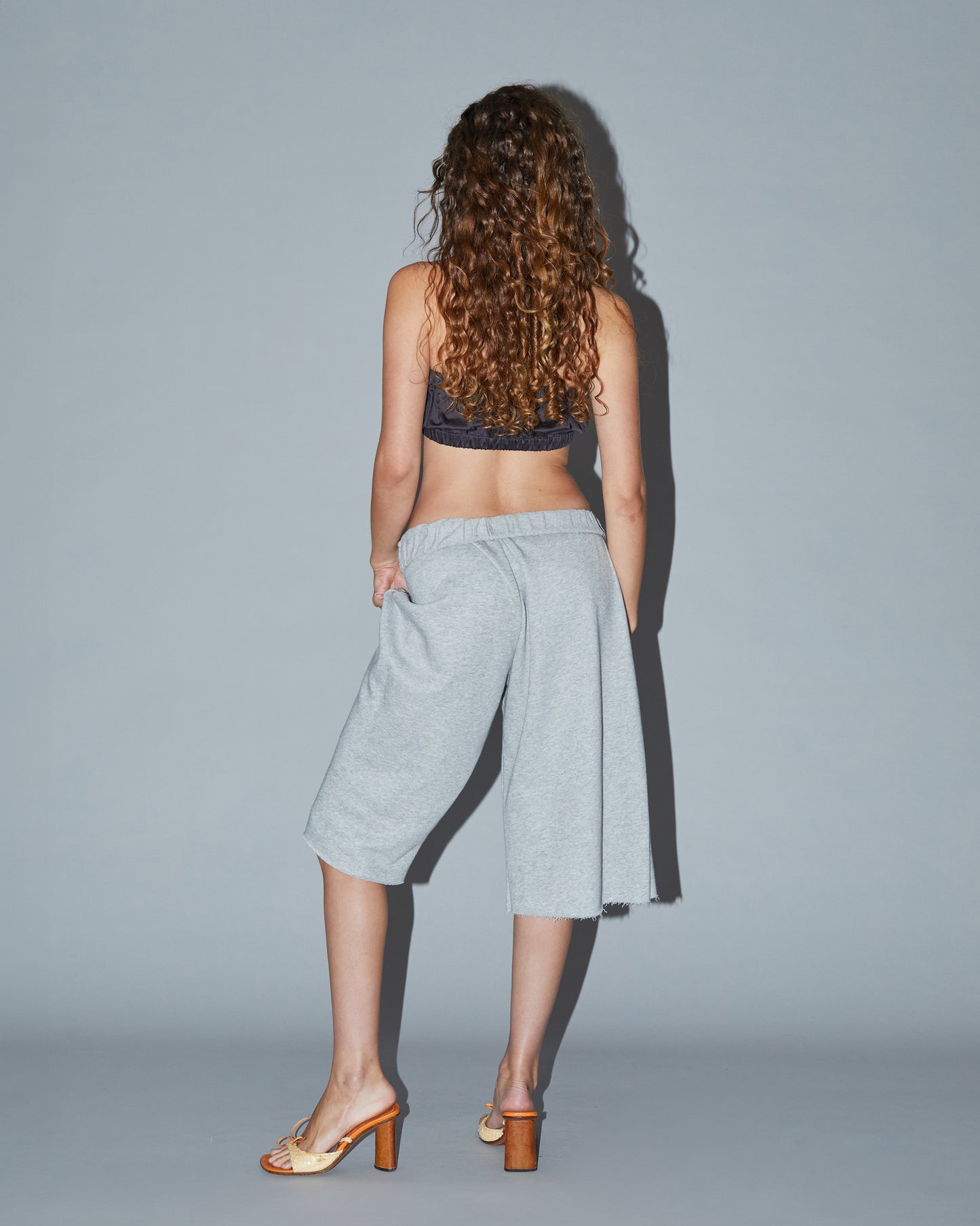 SWEATS BERMUDA \ Grey melange