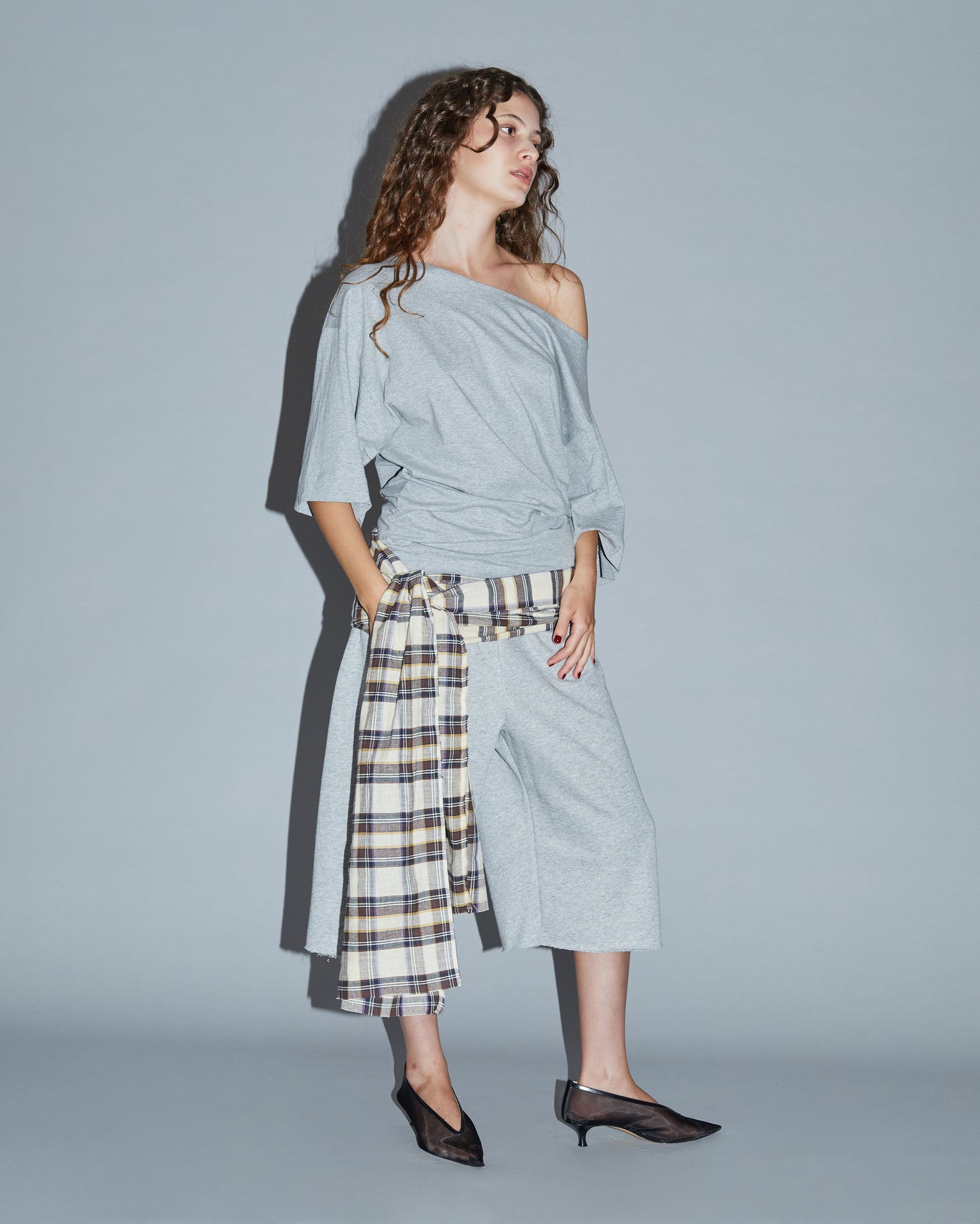 MULTI USE SCARF \ Checkered cotton