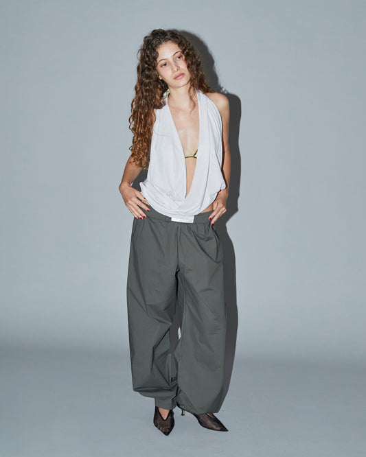 DRILL PANTS \ Dark sage